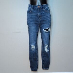 Ofluck High-Rise Distressed Blue Jeans – Size 8